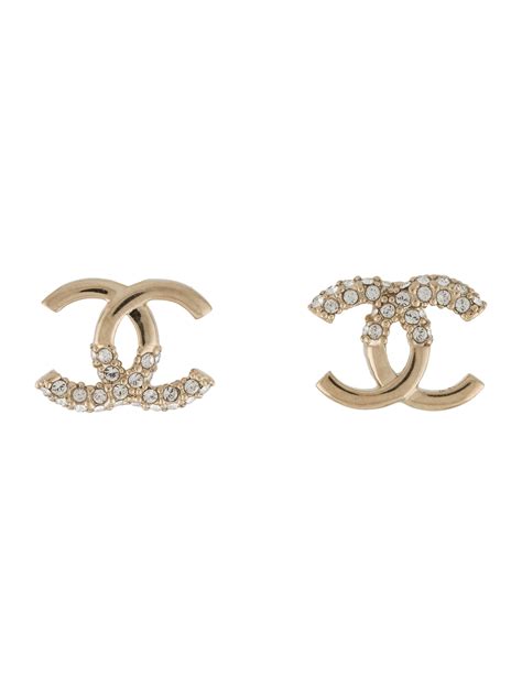 chanel earrings resin|small Chanel stud earrings.